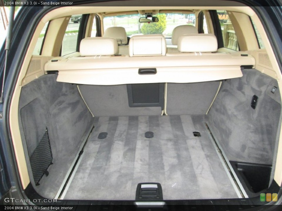 Sand Beige Interior Trunk for the 2004 BMW X3 3.0i #93507971