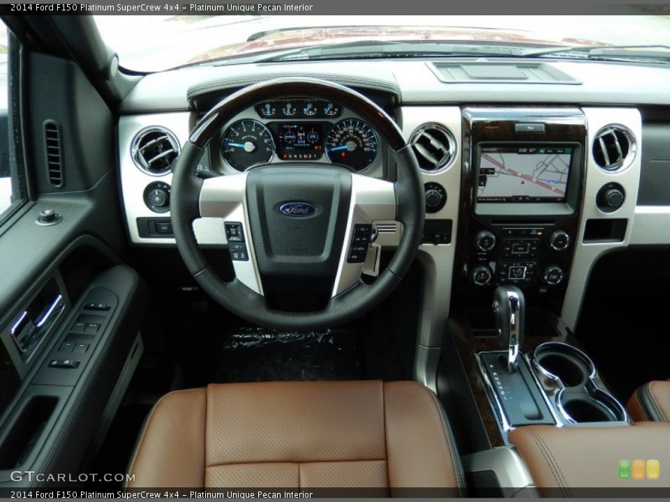Platinum Unique Pecan Interior Dashboard for the 2014 Ford F150 Platinum SuperCrew 4x4 #93509492