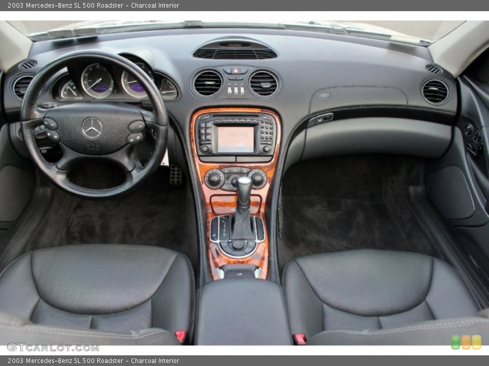 Charcoal Interior Photo for the 2003 Mercedes-Benz SL 500 Roadster #93510815