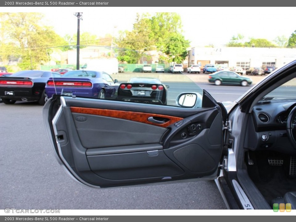 Charcoal Interior Door Panel for the 2003 Mercedes-Benz SL 500 Roadster #93511067