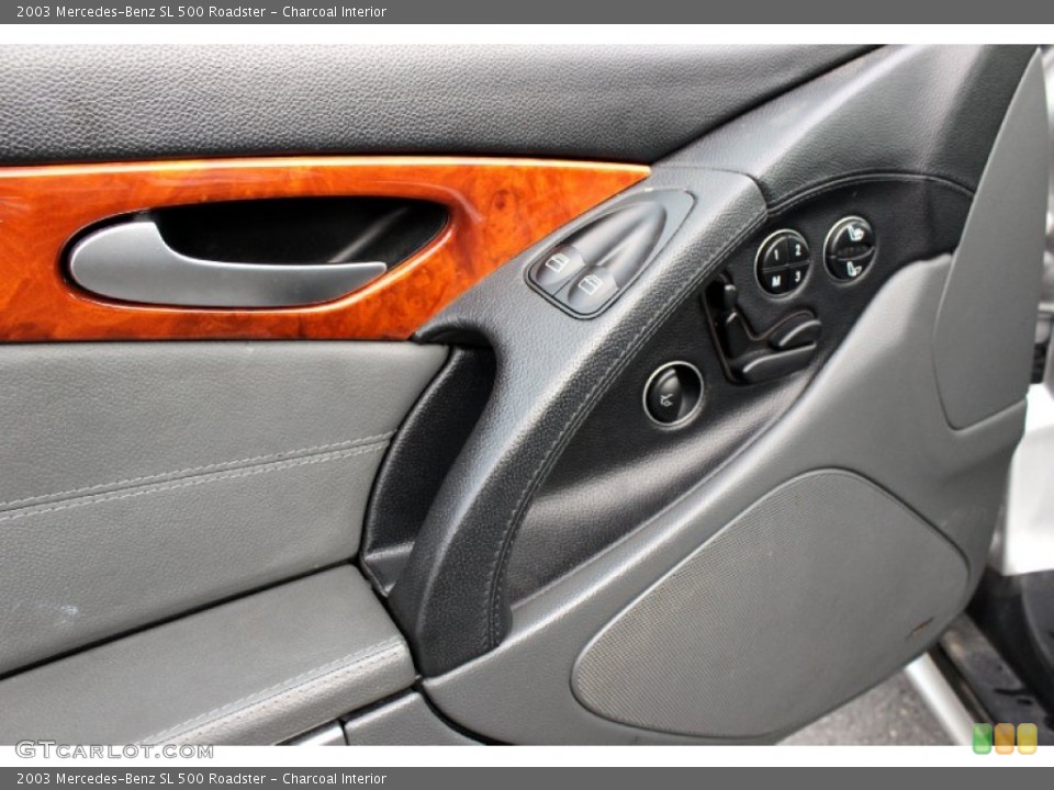 Charcoal Interior Controls for the 2003 Mercedes-Benz SL 500 Roadster #93511085