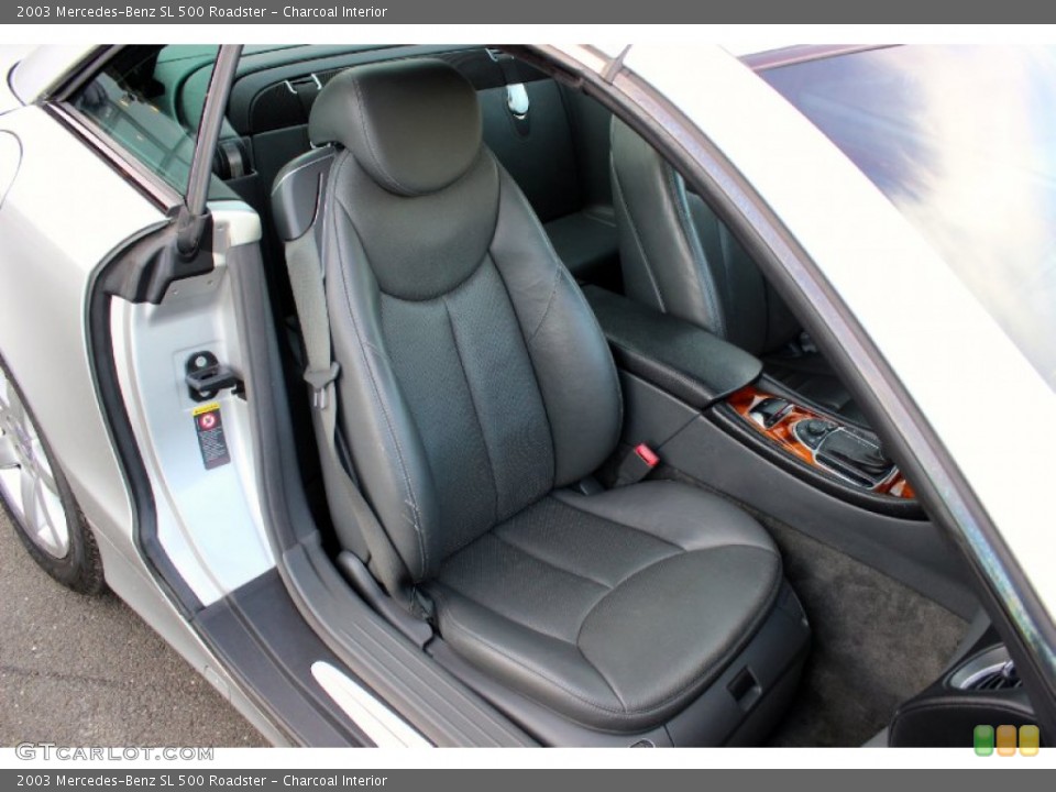 Charcoal Interior Front Seat for the 2003 Mercedes-Benz SL 500 Roadster #93511289