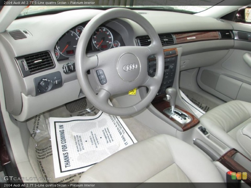 Platinum Interior Photo for the 2004 Audi A6 2.7T S-Line quattro Sedan #93511913