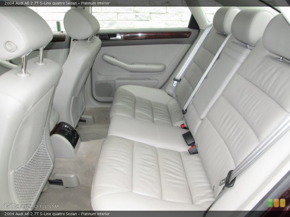Platinum Interior Rear Seat for the 2004 Audi A6 2.7T S-Line quattro Sedan #93511964