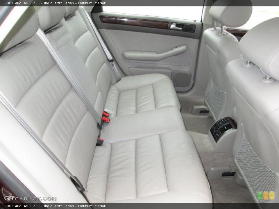 Platinum Interior Rear Seat for the 2004 Audi A6 2.7T S-Line quattro Sedan #93511982