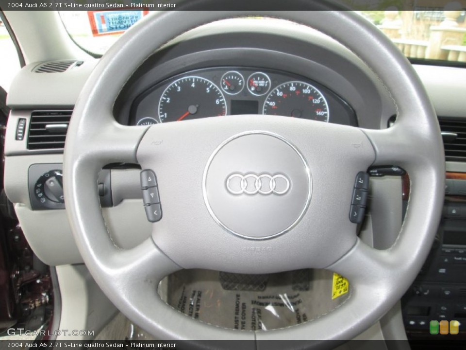Platinum Interior Steering Wheel for the 2004 Audi A6 2.7T S-Line quattro Sedan #93512075