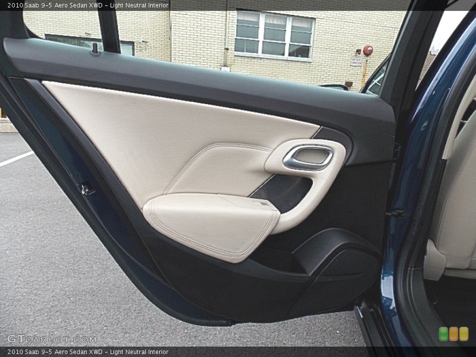 Light Neutral Interior Door Panel for the 2010 Saab 9-5 Aero Sedan XWD #93514529