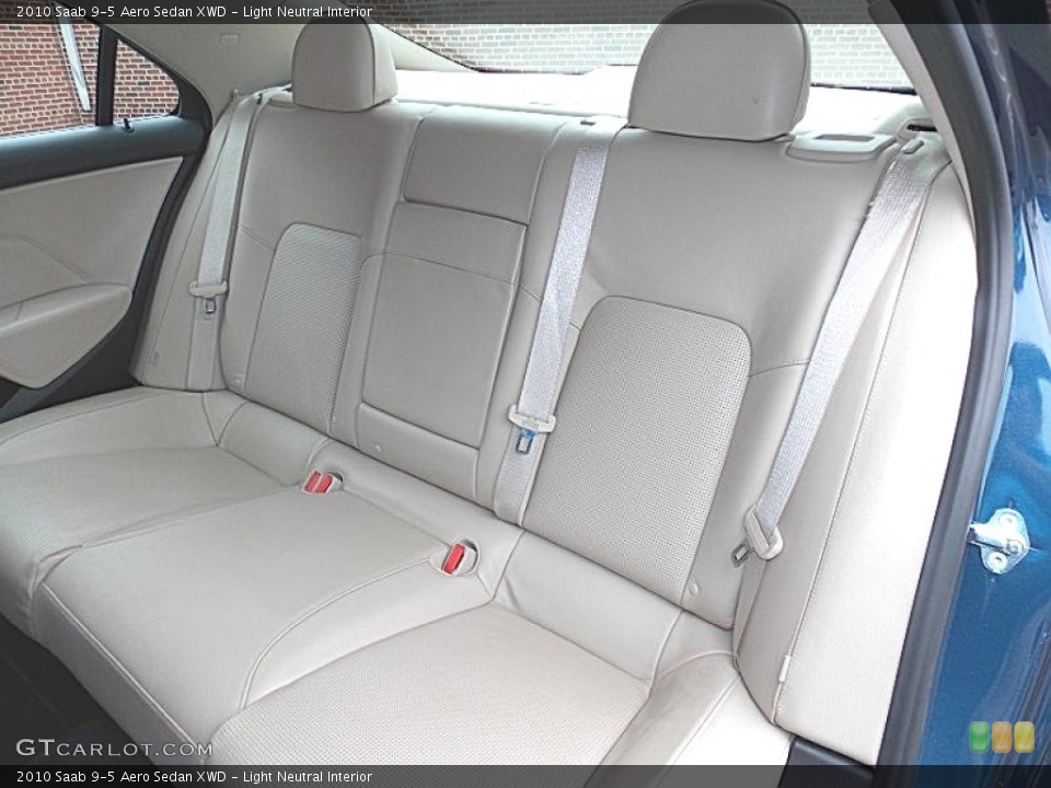 Light Neutral Interior Rear Seat for the 2010 Saab 9-5 Aero Sedan XWD #93514550