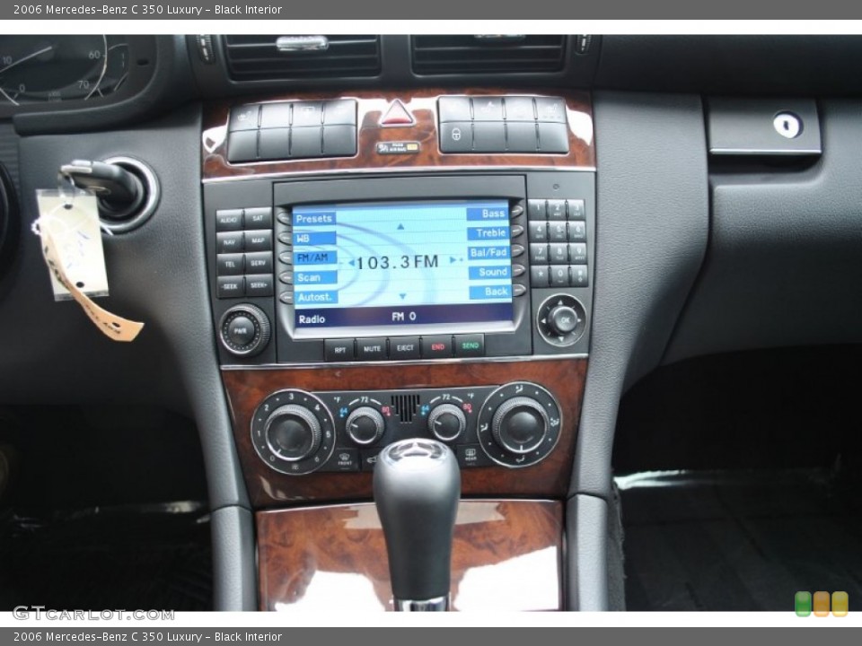 Black Interior Controls for the 2006 Mercedes-Benz C 350 Luxury #93517013