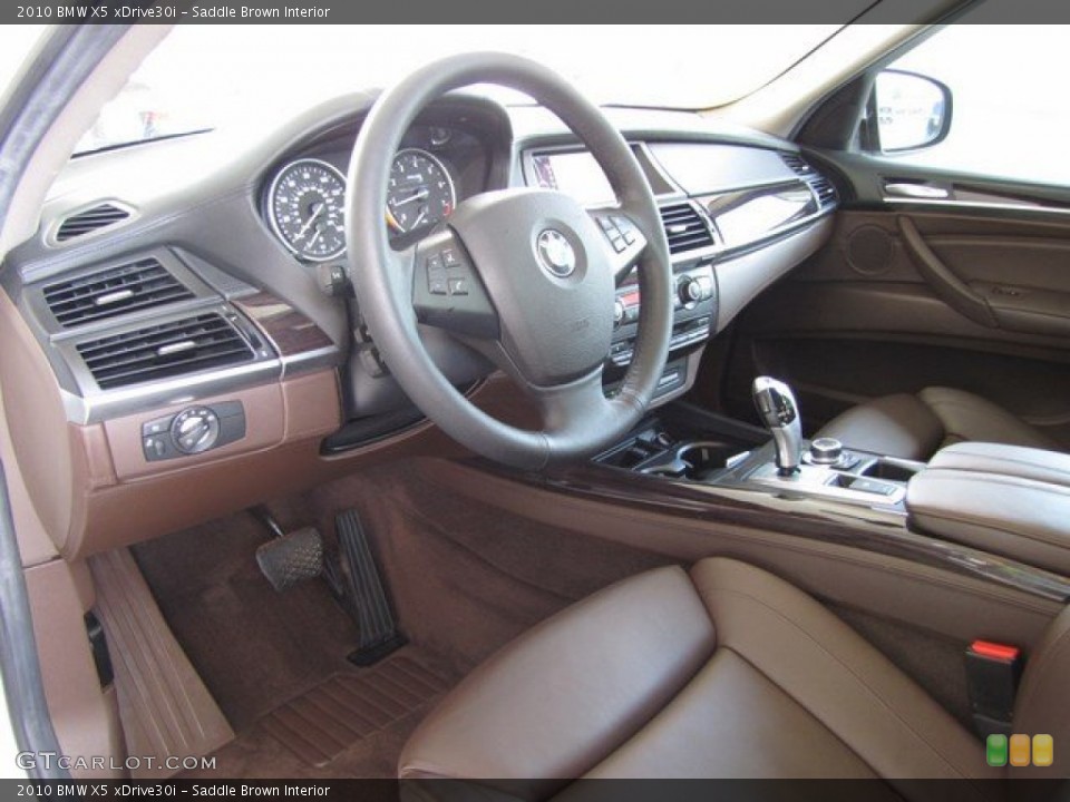 Saddle Brown Interior Photo for the 2010 BMW X5 xDrive30i #93518090