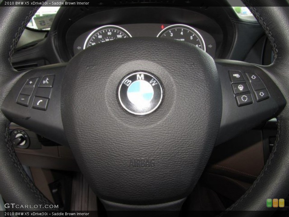 Saddle Brown Interior Steering Wheel for the 2010 BMW X5 xDrive30i #93518124