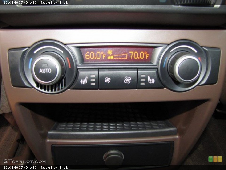 Saddle Brown Interior Controls for the 2010 BMW X5 xDrive30i #93518522