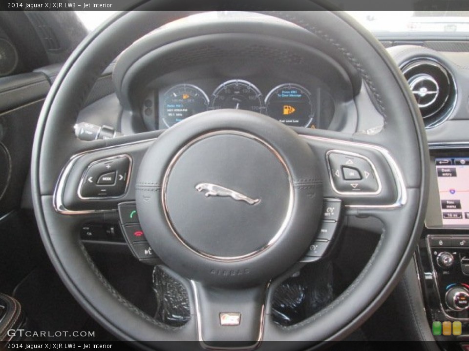 Jet Interior Steering Wheel for the 2014 Jaguar XJ XJR LWB #93519992