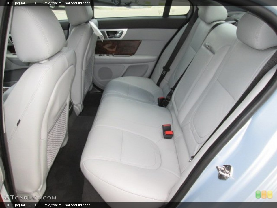 Dove/Warm Charcoal Interior Rear Seat for the 2014 Jaguar XF 3.0 #93520328