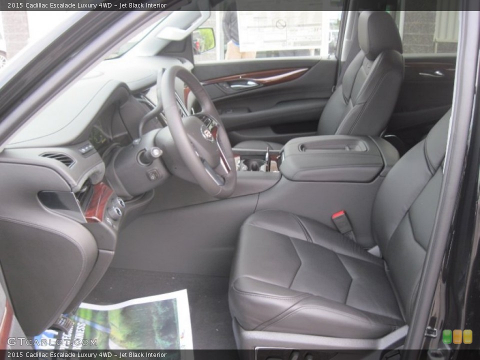 Jet Black Interior Photo for the 2015 Cadillac Escalade Luxury 4WD #93525226