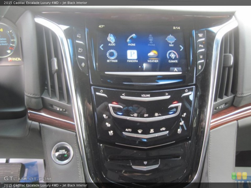 Jet Black Interior Controls for the 2015 Cadillac Escalade Luxury 4WD #93525514