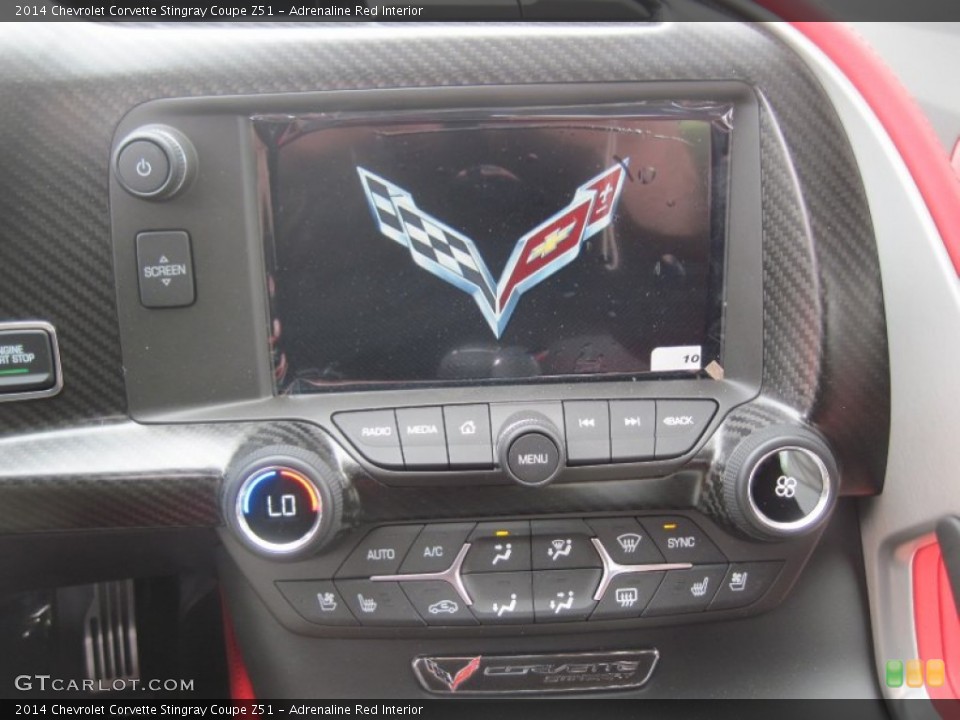 Adrenaline Red Interior Controls for the 2014 Chevrolet Corvette Stingray Coupe Z51 #93525889