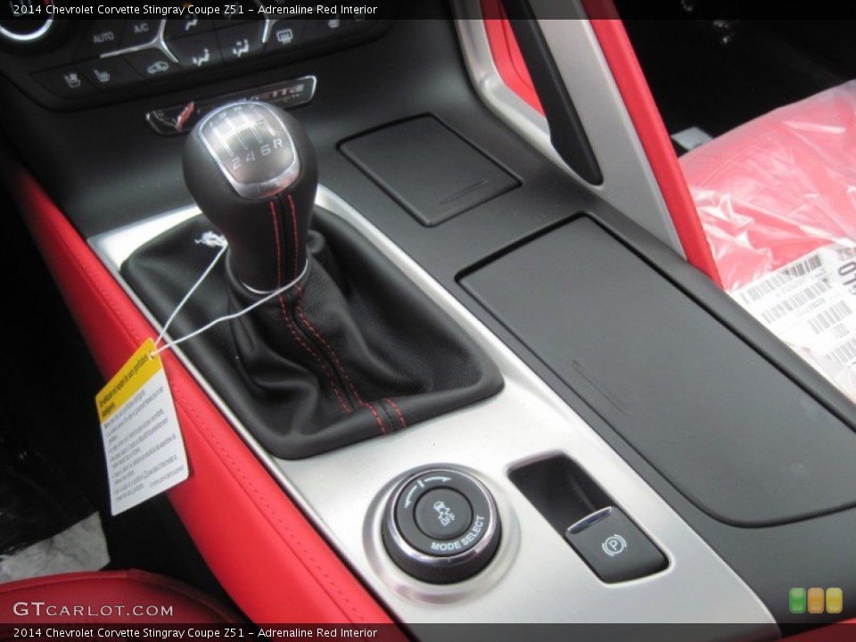 Adrenaline Red Interior Transmission for the 2014 Chevrolet Corvette Stingray Coupe Z51 #93525907