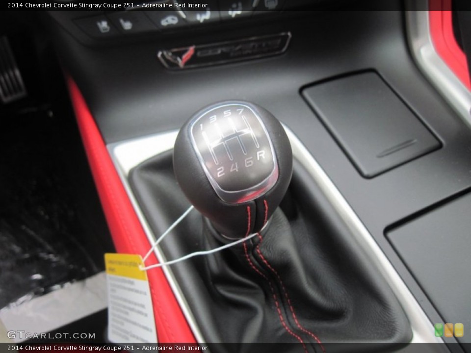 Adrenaline Red Interior Transmission for the 2014 Chevrolet Corvette Stingray Coupe Z51 #93525922