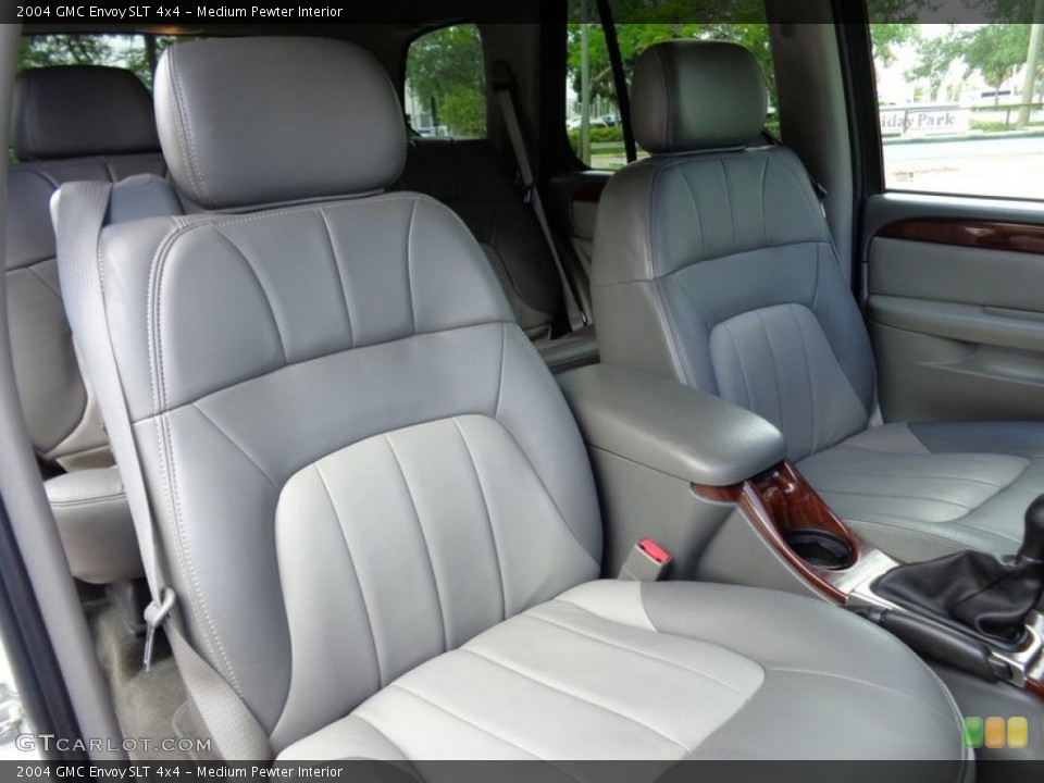 Medium Pewter Interior Front Seat for the 2004 GMC Envoy SLT 4x4 #93537724