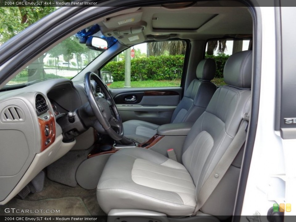 Medium Pewter Interior Front Seat for the 2004 GMC Envoy SLT 4x4 #93538843
