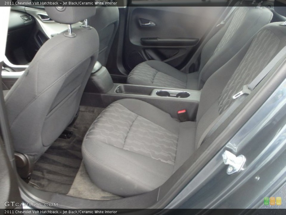 Jet Black/Ceramic White Interior Rear Seat for the 2011 Chevrolet Volt Hatchback #93542655