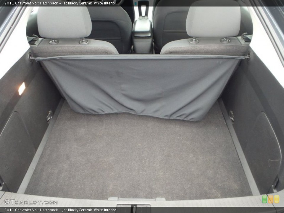 Jet Black/Ceramic White Interior Trunk for the 2011 Chevrolet Volt Hatchback #93543015