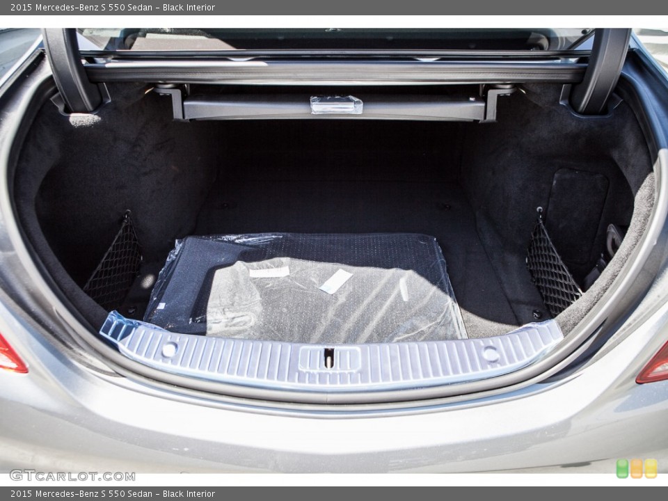 Black Interior Trunk for the 2015 Mercedes-Benz S 550 Sedan #93546652
