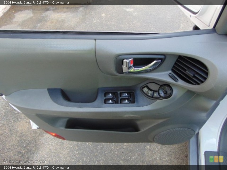 Gray Interior Door Panel for the 2004 Hyundai Santa Fe GLS 4WD #93547525