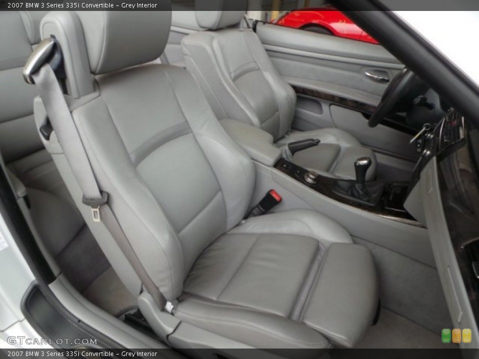 Grey Interior Front Seat for the 2007 BMW 3 Series 335i Convertible #93548238