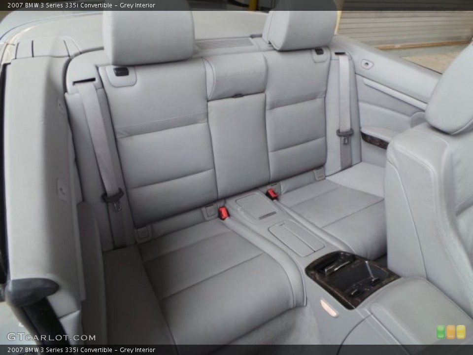 Grey Interior Rear Seat for the 2007 BMW 3 Series 335i Convertible #93548279