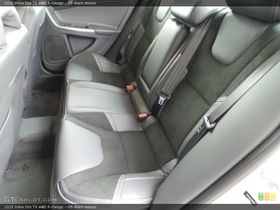 Off-Black Interior Rear Seat for the 2015 Volvo S60 T6 AWD R-Design #93548347
