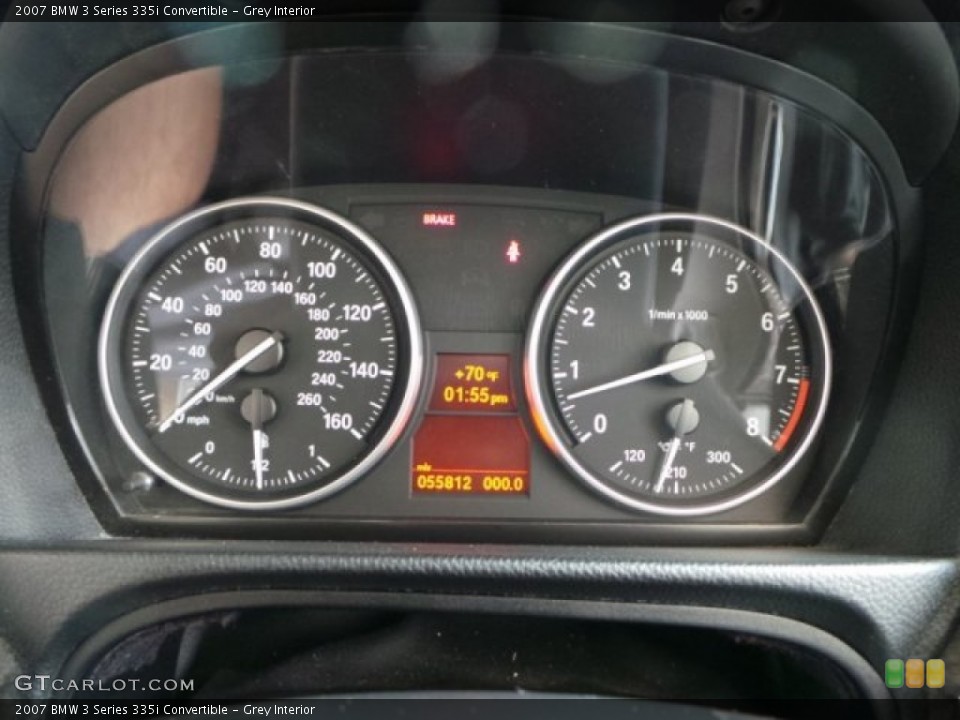 Grey Interior Gauges for the 2007 BMW 3 Series 335i Convertible #93548353