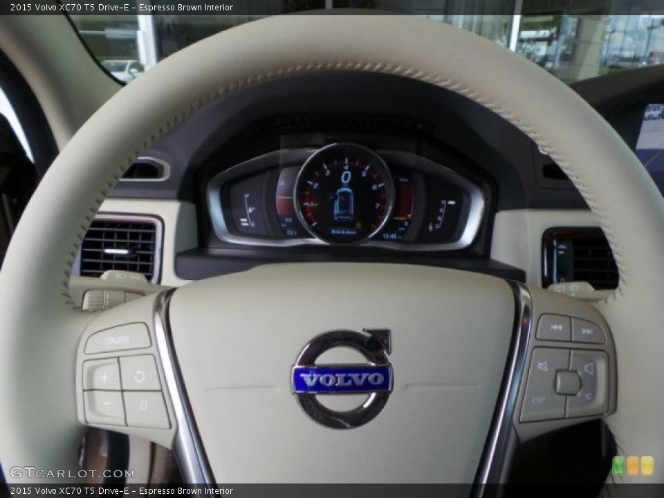 Espresso Brown Interior Steering Wheel for the 2015 Volvo XC70 T5 Drive-E #93550225