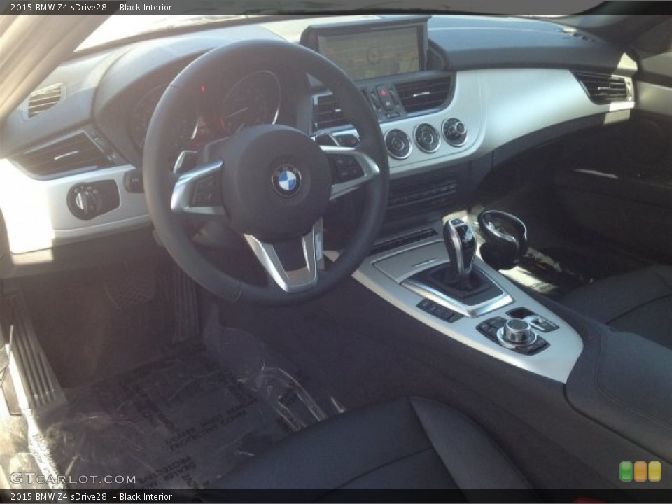 Black Interior Photo for the 2015 BMW Z4 sDrive28i #93551914