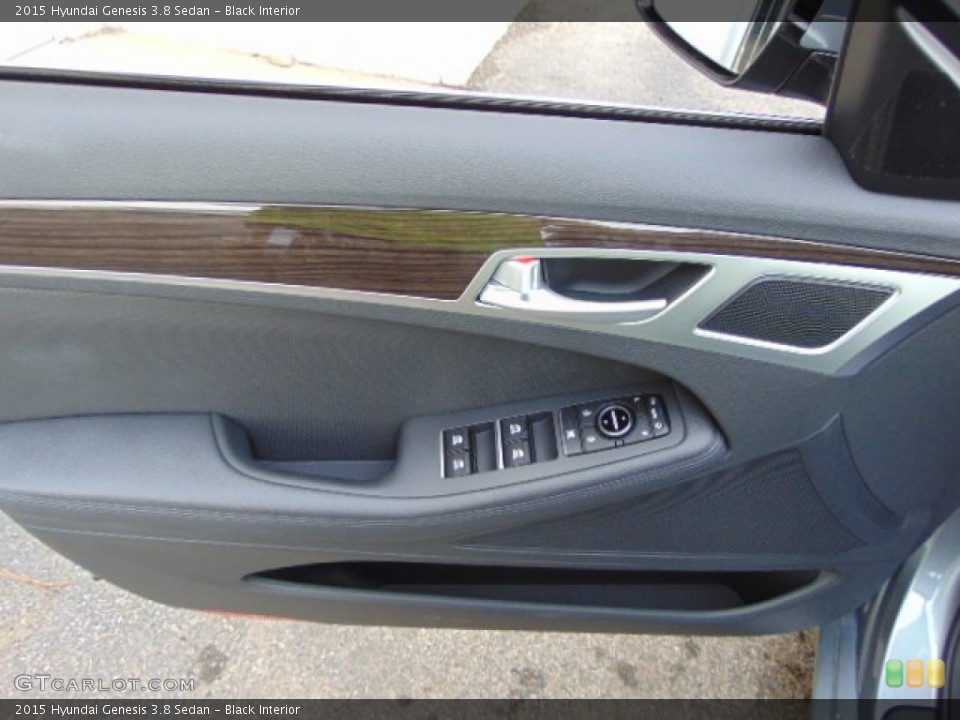 Black Interior Door Panel for the 2015 Hyundai Genesis 3.8 Sedan #93552238