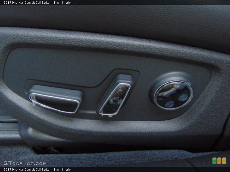 Black Interior Controls for the 2015 Hyundai Genesis 3.8 Sedan #93552308