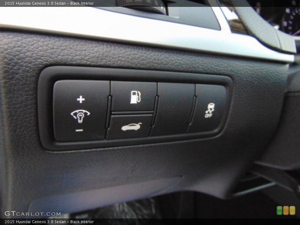 Black Interior Controls for the 2015 Hyundai Genesis 3.8 Sedan #93552325