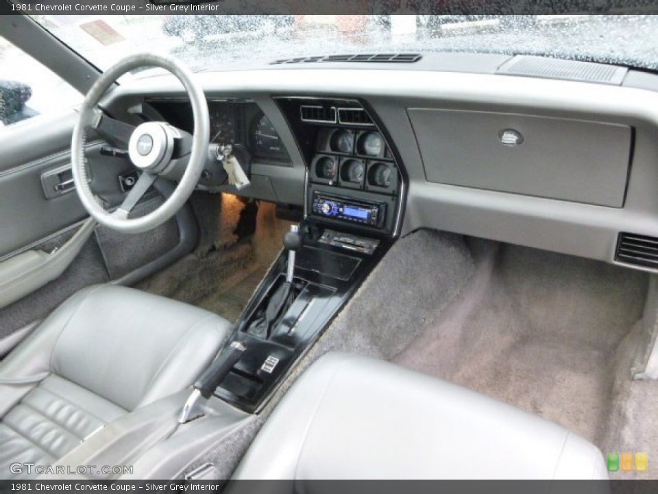 Silver Grey Interior Photo for the 1981 Chevrolet Corvette Coupe #93554179