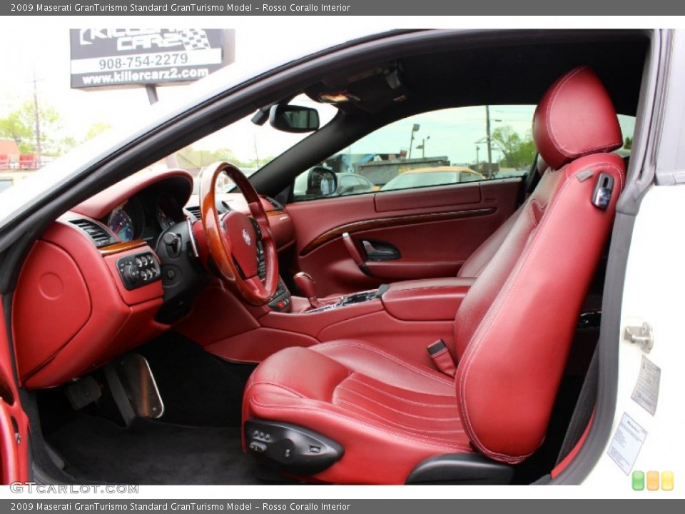 Rosso Corallo Interior Front Seat for the 2009 Maserati GranTurismo  #93556216