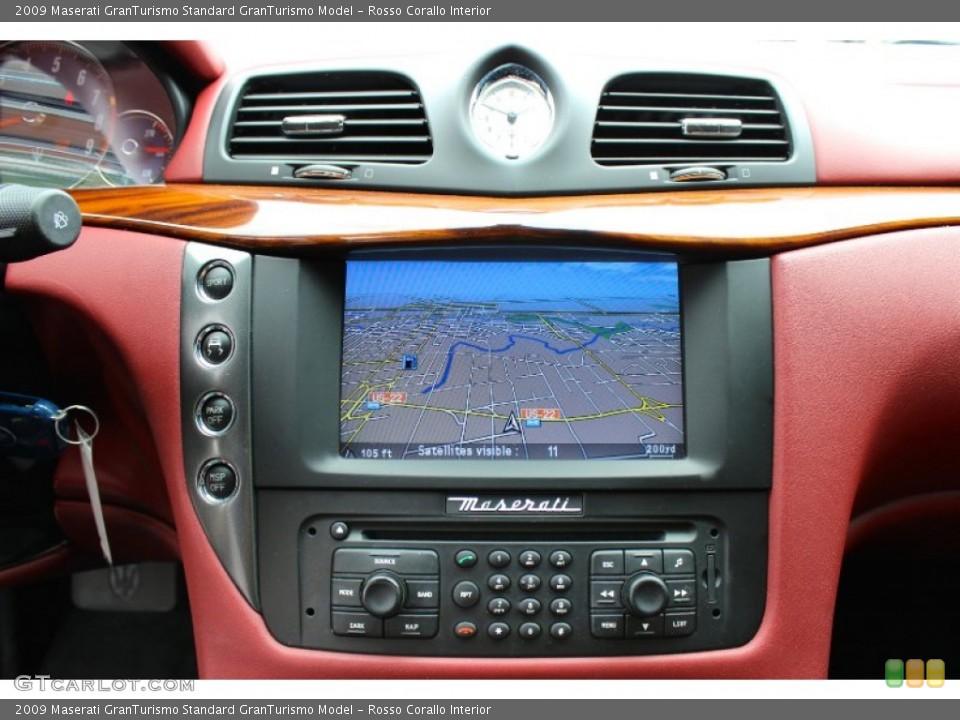 Rosso Corallo Interior Controls for the 2009 Maserati GranTurismo  #93556272