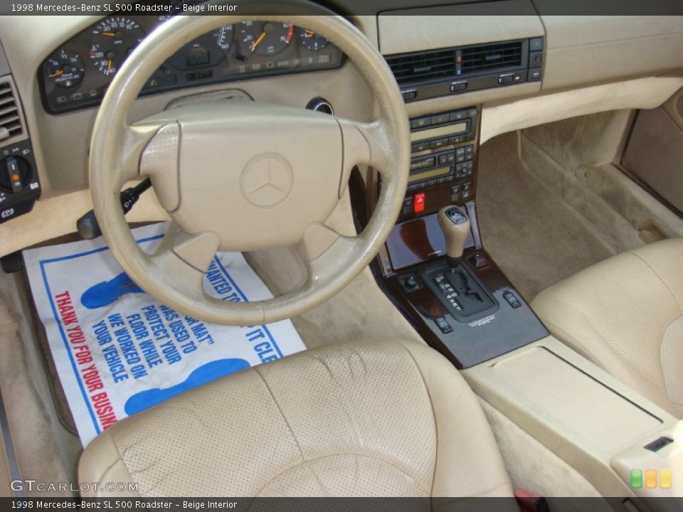 Beige 1998 Mercedes-Benz SL Interiors
