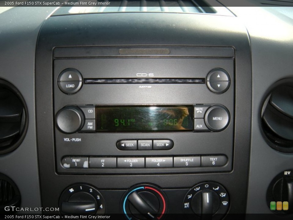 Medium Flint Grey Interior Audio System for the 2005 Ford F150 STX SuperCab #93557689