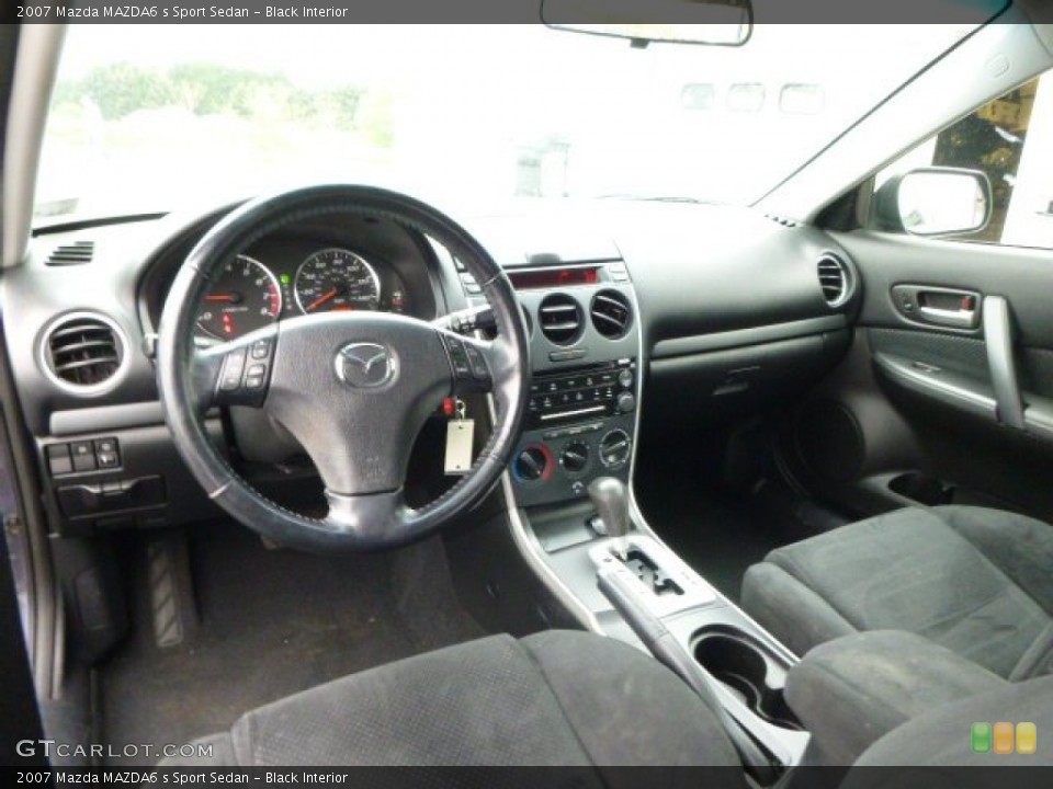 Black 2007 Mazda MAZDA6 Interiors