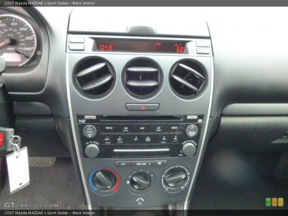 Black Interior Controls for the 2007 Mazda MAZDA6 s Sport Sedan #93571728