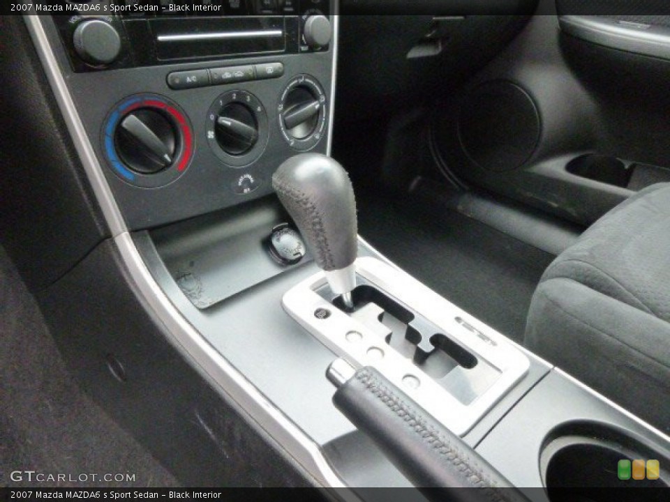 Black Interior Transmission for the 2007 Mazda MAZDA6 s Sport Sedan #93571752