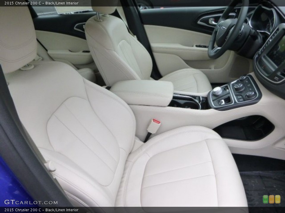 Black/Linen Interior Front Seat for the 2015 Chrysler 200 C #93572482