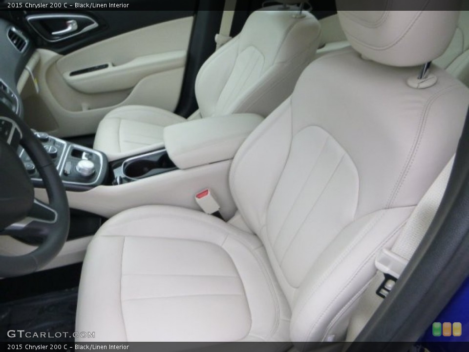 Black/Linen Interior Front Seat for the 2015 Chrysler 200 C #93572568