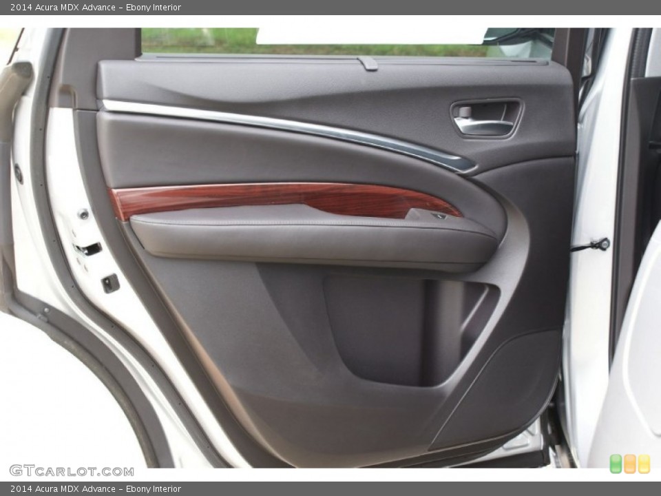 Ebony Interior Door Panel for the 2014 Acura MDX Advance #93574383