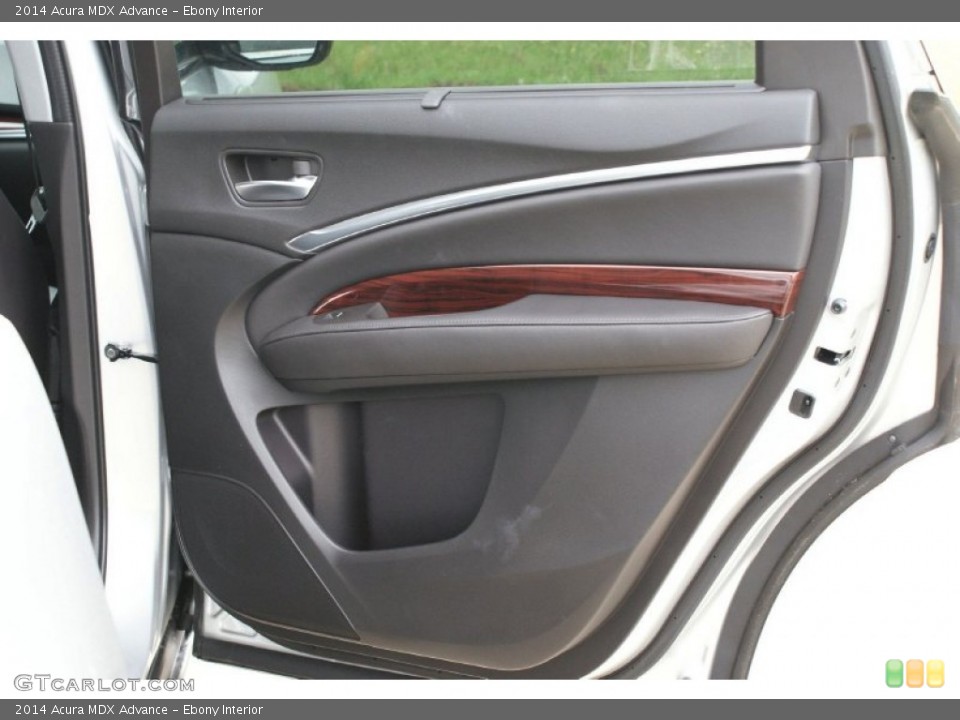 Ebony Interior Door Panel for the 2014 Acura MDX Advance #93574521